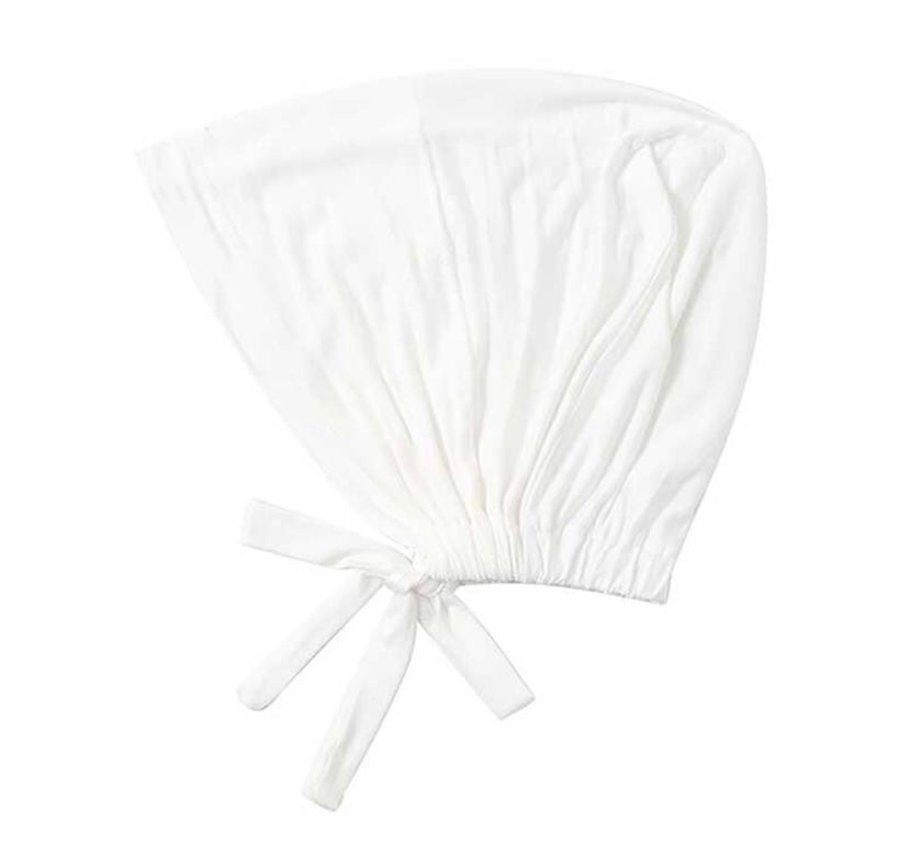 BONNET ATTACHE BLANC