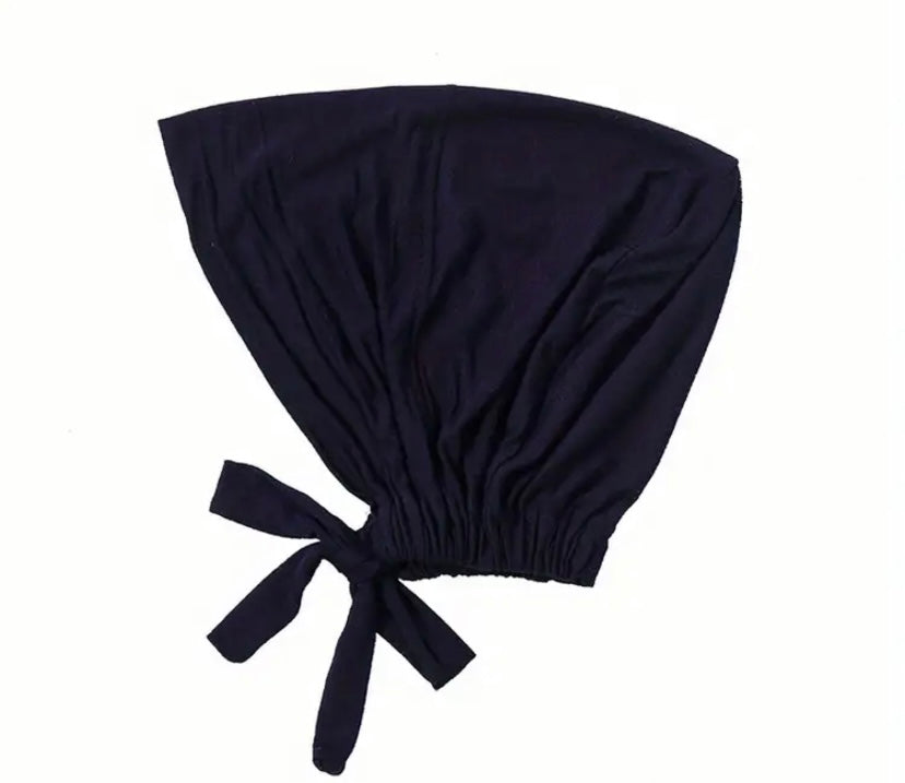BONNET ATTACHE BLEU MARINE