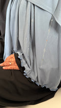 Charger l&#39;image dans la galerie, HIJAB JERSEY PREMIUM STRASS ONDULÉ BLEU PASTEL
