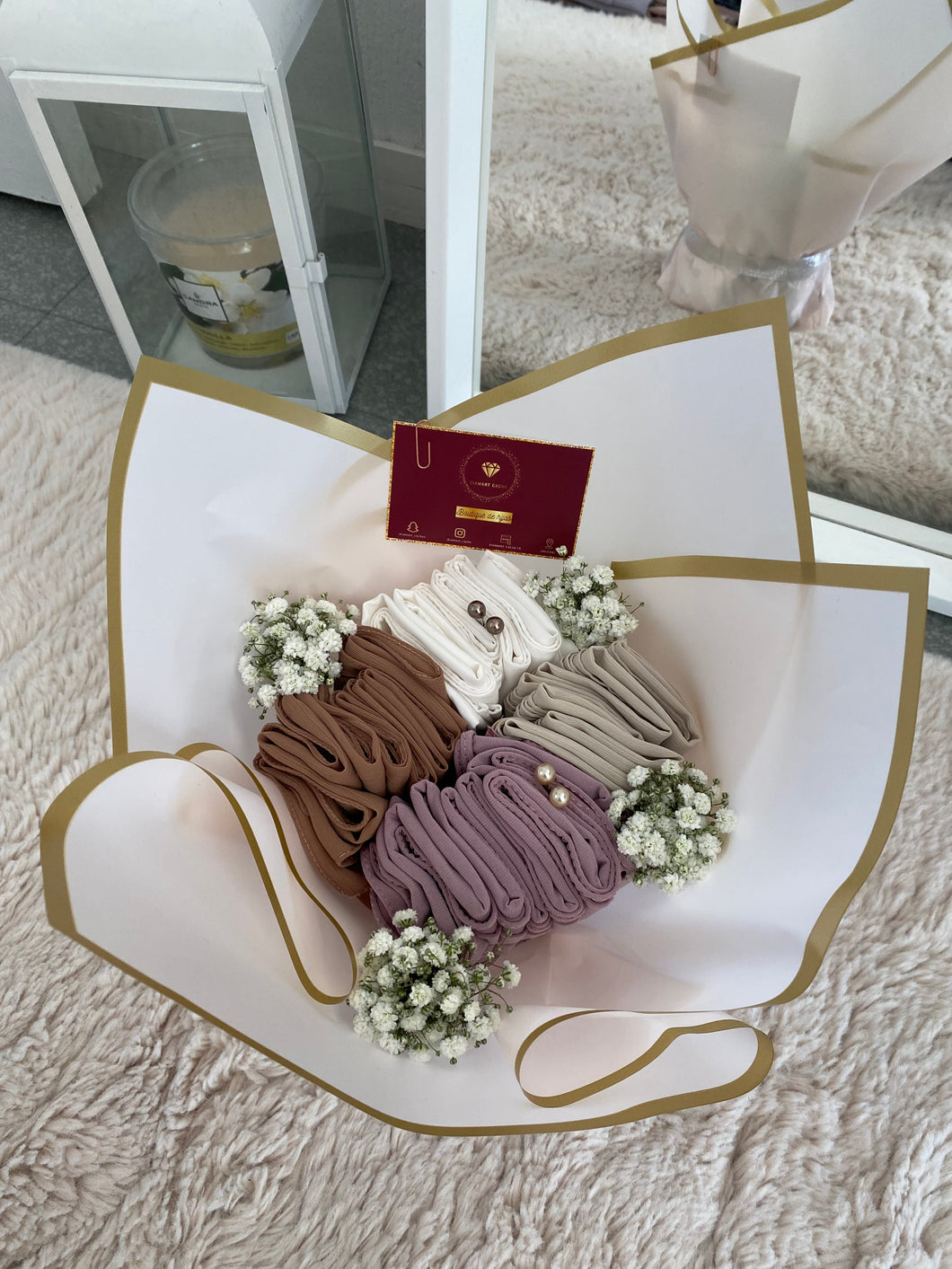 Packaging Bouquet 4 hijabs*