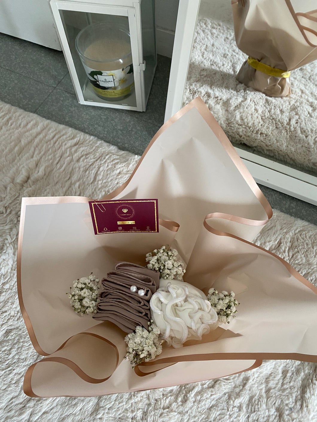 Packading Bouquet 2 hijabs*
