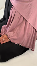 Charger l&#39;image dans la galerie, HIJAB JERSEY PREMIUM STRASS ONDULÉ MAUVE
