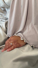 Charger l&#39;image dans la galerie, HIJAB JERSEY PREMIUM STRASS ONDULÉ NUDE FONCÉ
