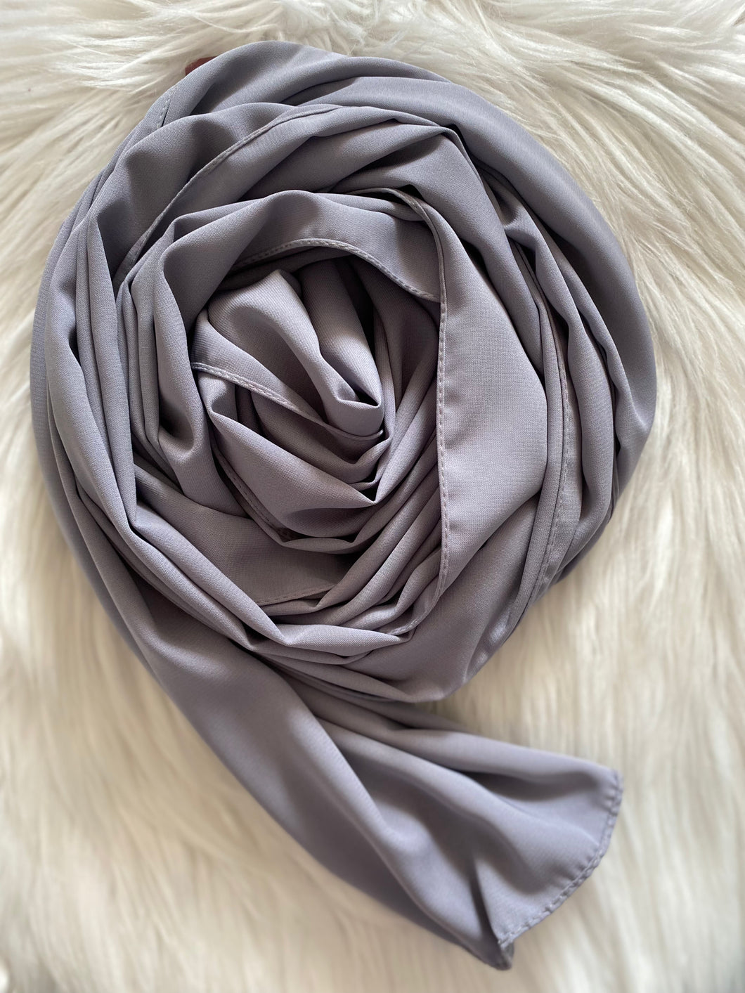 HIJAB SOIE DE MEDINE GRIS CLAIR